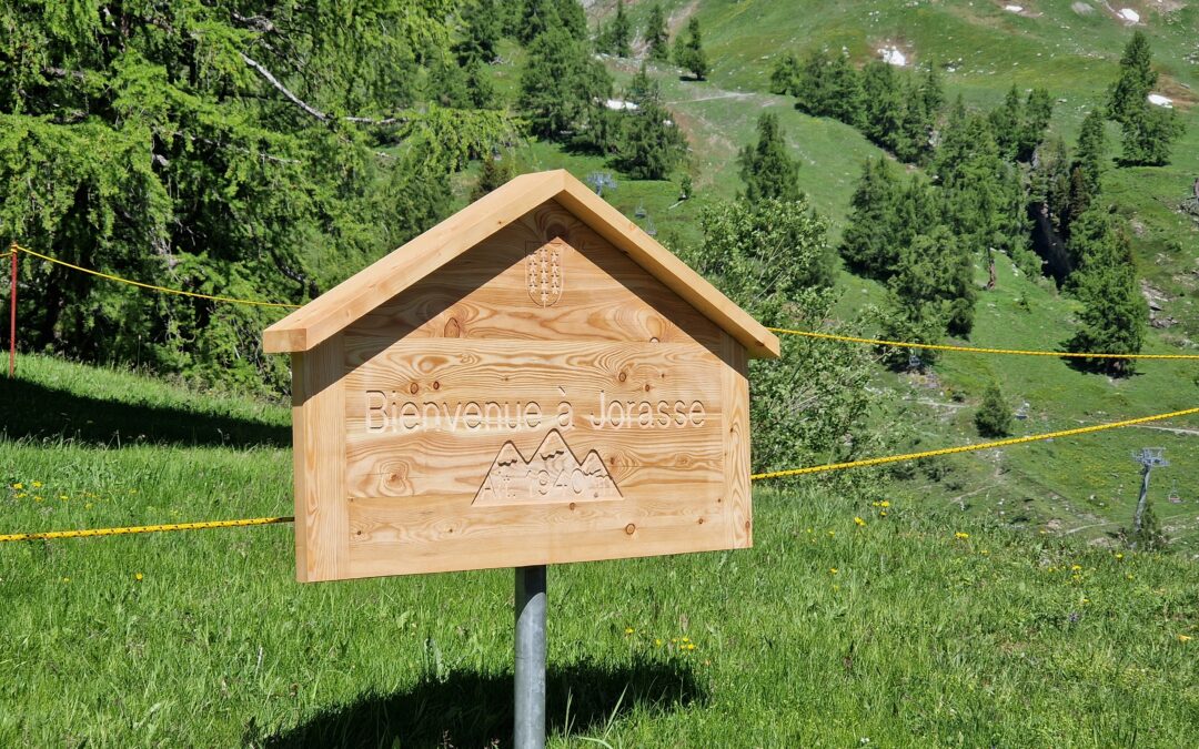 Panneau de bienvenue